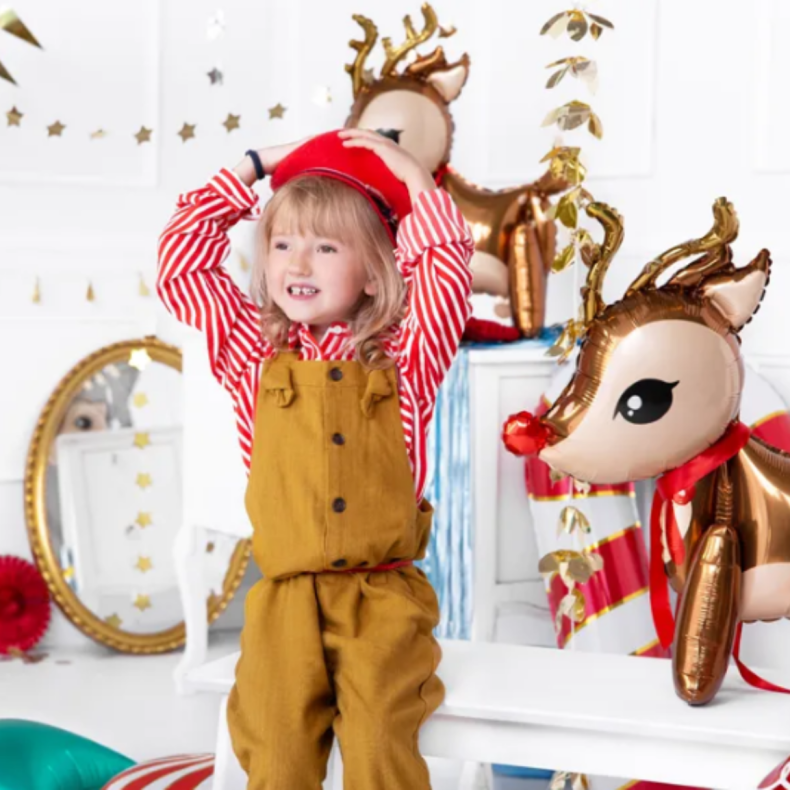 Rensdyret Rudolf Folie Ballon 