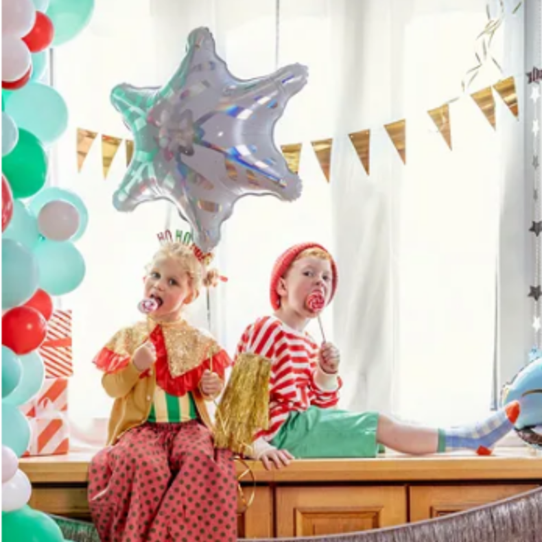 Snefnug Folie Ballon Holografisk 