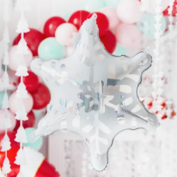 Snefnug Folie Ballon Holografisk 