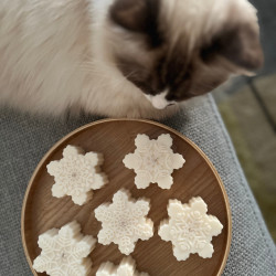 Snefnug Formede Sojalys Hndlavet 6 stk.