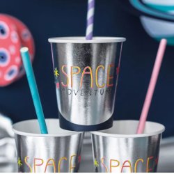 Space Party Kopper 6 Stk 
