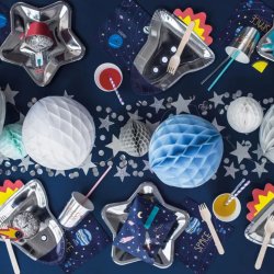 Space Party Rumfrge Paptallerkner 6 Stk