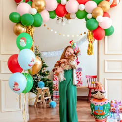 Stende Alf / Julekone Folieballon 88 x 46 cm