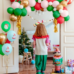 Stende Alf / Julekone Folieballon 88 x 46 cm