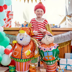 Stende Alf / Julekone Folieballon 88 x 46 cm