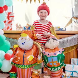 Stende Julemand Folieballon 106 x 63 cm