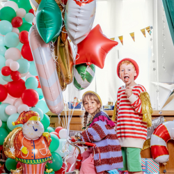 Stende Julemand Folieballon 106 x 63 cm