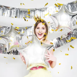 Stjerne Folieballon Slv