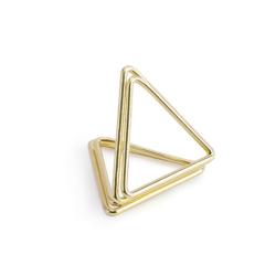 Trekant Bordkortholdere Guld 