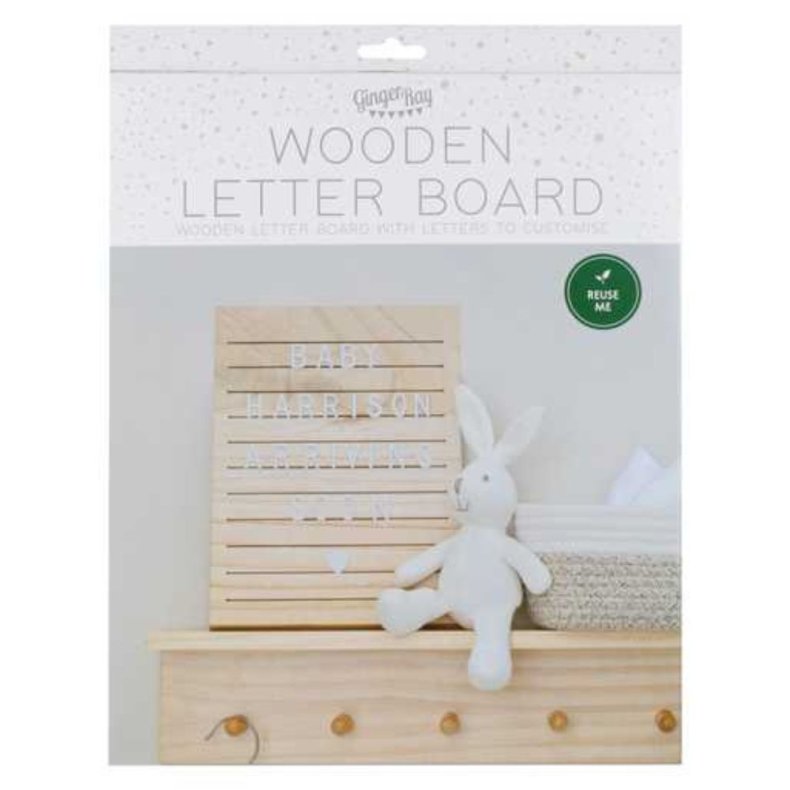 Tilpasbar Tavle med Bogstaver BABY