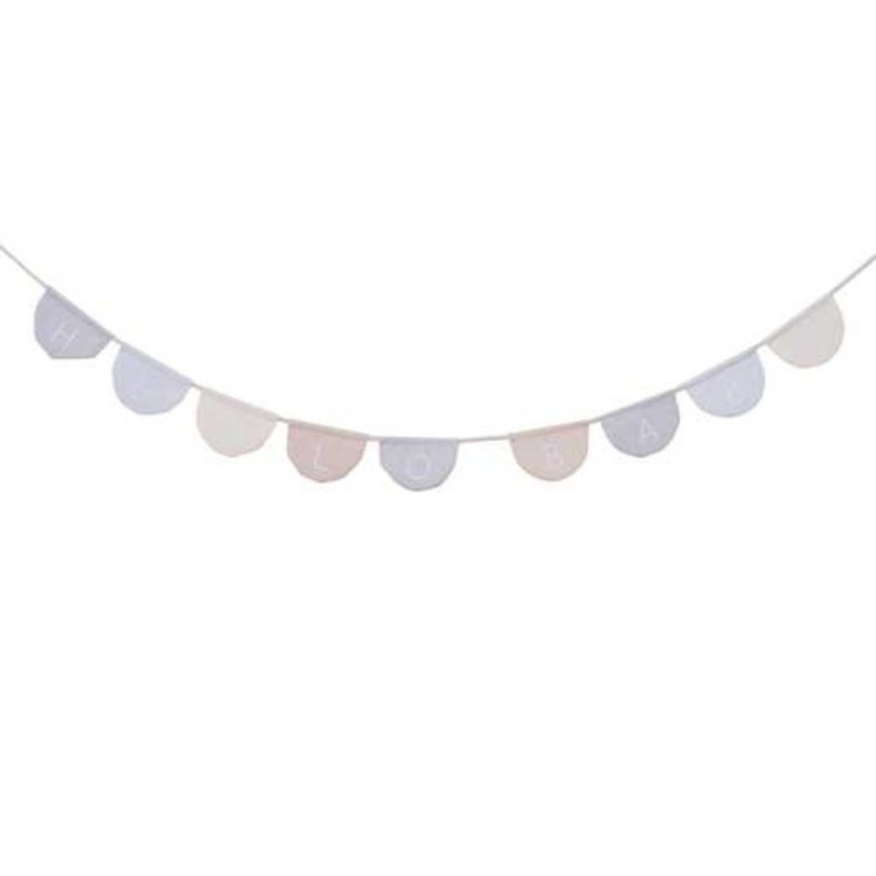 Hello Baby Stof Guirlande 1 Stk (160 cm)