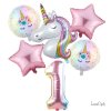 Enhjrning Unicorn Tal Folieballon St / Ballon Buket Med Kmpe Tal Ballon 
