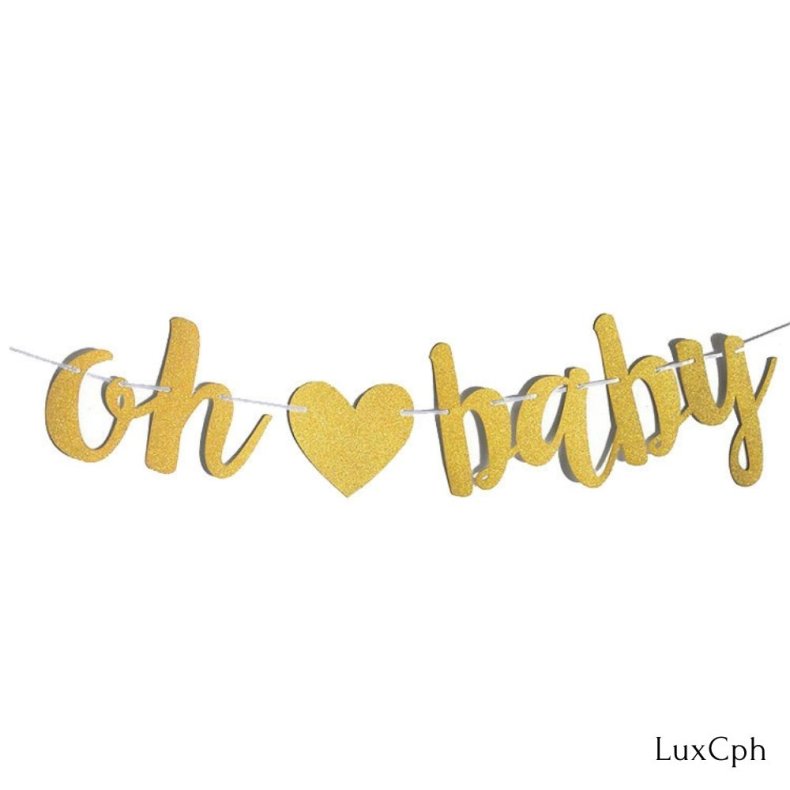 Boy or Girl Guirlande med Kvast