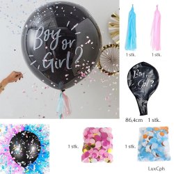 Gender Reveal Konfetti Ballon - Boy or Girl ?