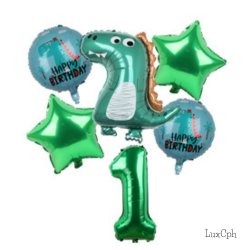 Dinosaur Folieballon St / Ballon Buket Med Kmpe Tal Folieballon