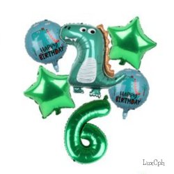Dinosaur Folieballon St / Ballon Buket Med Kmpe Tal Folieballon