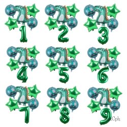 Dinosaur Folieballon St / Ballon Buket Med Kmpe Tal Folieballon