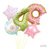 Donut Tal Folieballon St / Ballon Buket Med Kmpe Tal Ballon