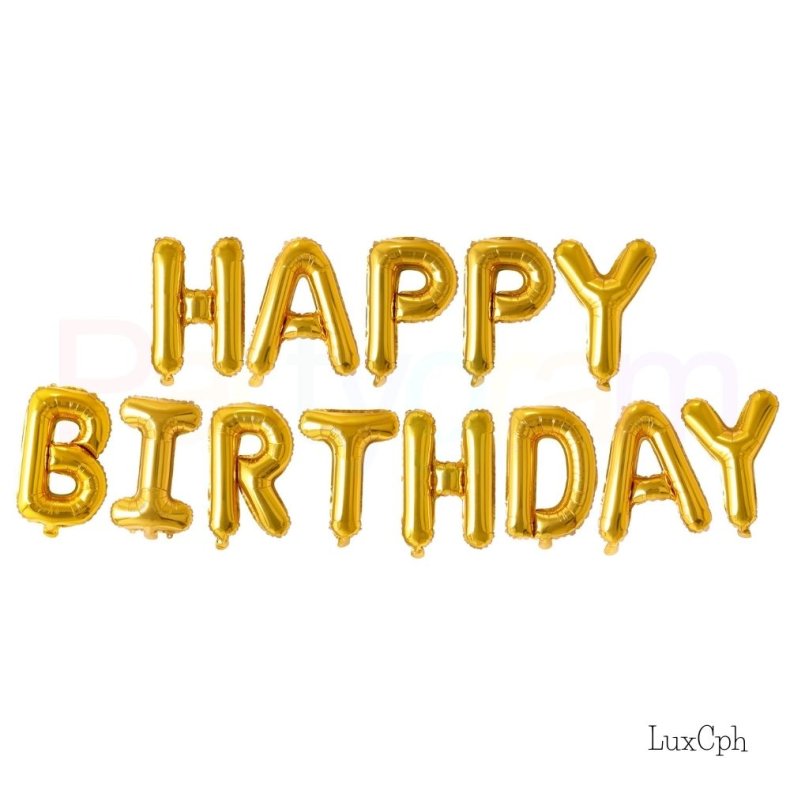 Happy Birthday Folieballoner