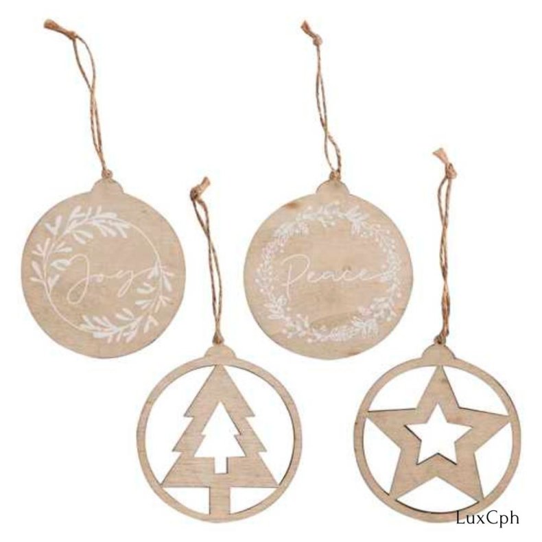 Hngende Jule Dekorationer Tr