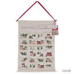 Julescene Stof Julekalender