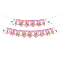 Lama Happy Birthday Guirlande