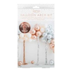 Metallic Rosaguld / Slv Ballonbue Med Bnd 