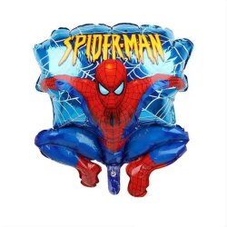 Spiderman Folieballon St / Ballon Buket Med Kmpe Tal Ballon