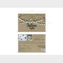 Party Lyskde LED Varm Hvid 5 m 