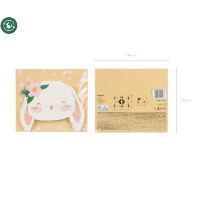 Kanin Servietter Pskeservietter 