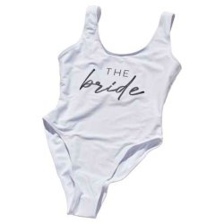 Brudens Hvide Badedragt Polterabend 